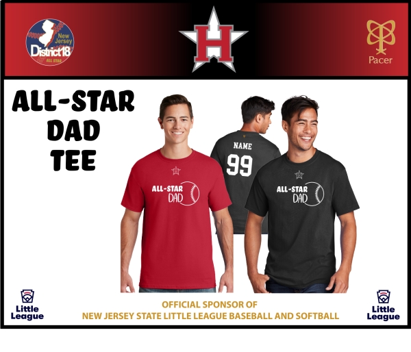 HBLL OFFICIAL ALL-STAR DAD COTTON TEE COLLECTION by PACER