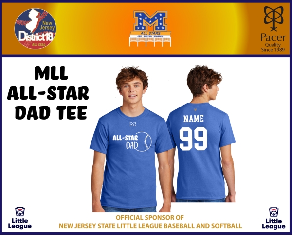 MLL OFFICIAL ALL-STAR DAD COTTON TEE COLLECTION by PACER