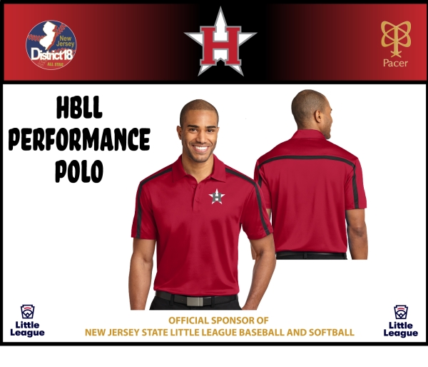 HBLL EMBROIDERED COACHES POLO SHIRT by PACER