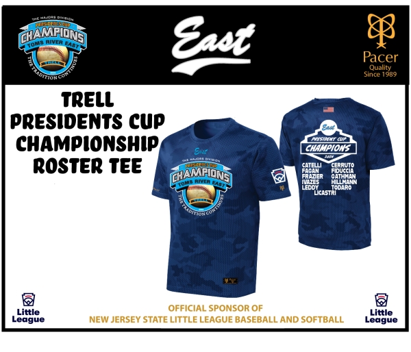 TRELL 2024 PRESIDENTS CUP CHAMPIONSHIP ROSTER TEE by PACER