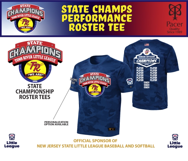 2024 TRLL  STATE CHAMPIONSHIP ROSTER TEE by PACER