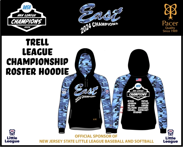 TRELL 2024 LEAGUE CHAMPIONSHIP ROSTER HOODIE by PACER