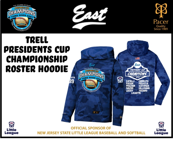 TRELL 2024 PRESIDENTS CUP CHAMPIONSHIP ROSTER HOODIE by PACER