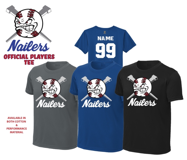 NAILERS OFFICIAL PLAYERS TEE COLLECTION by PACER