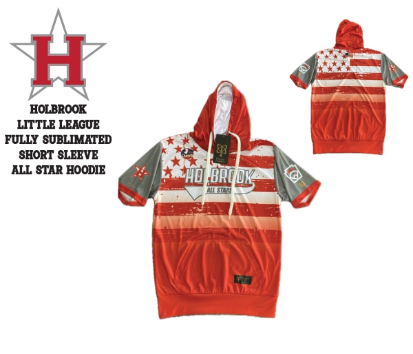 HBLL SHORT SLEEVE ALL STAR PERFORMANCE HOODED TRAINING JERSEY  by PACER