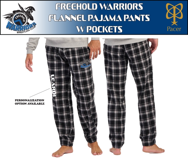 WARRIORS FLANNEL PAJAMA PANTS by PACER