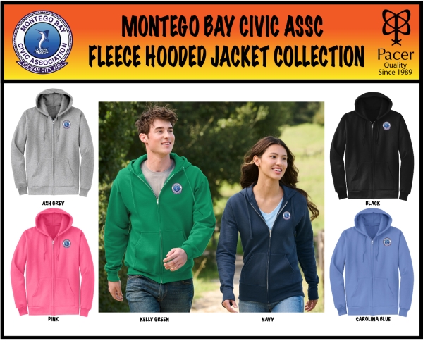 MONTEGO BAY FLEECE HOODED JACKET COLLECTION by PACER