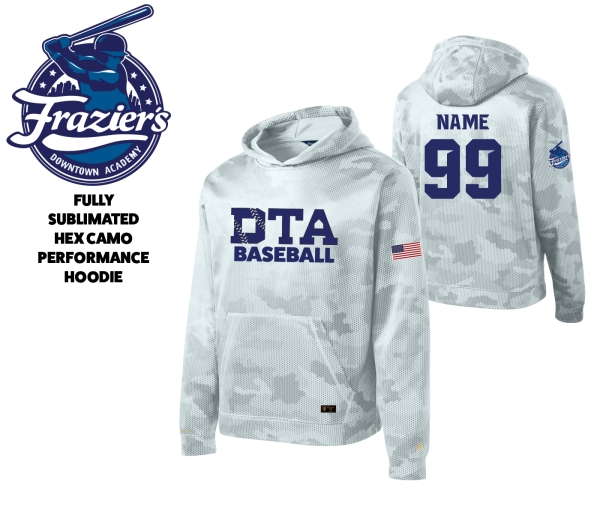 DTA 100% SUBLIMATED HEX-CAMO HOODIE by PACER