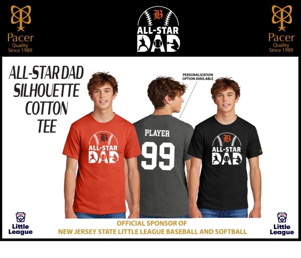 BLL OFFICIAL ALL-STAR DAD SILHOUETTE COTTON TEE COLLECTION by PACER