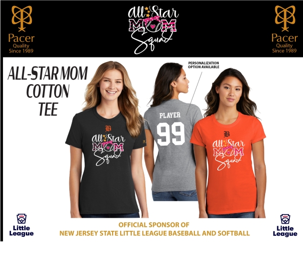 BLL ALL-STAR MOM SQUAD COTTON TEE by PACER