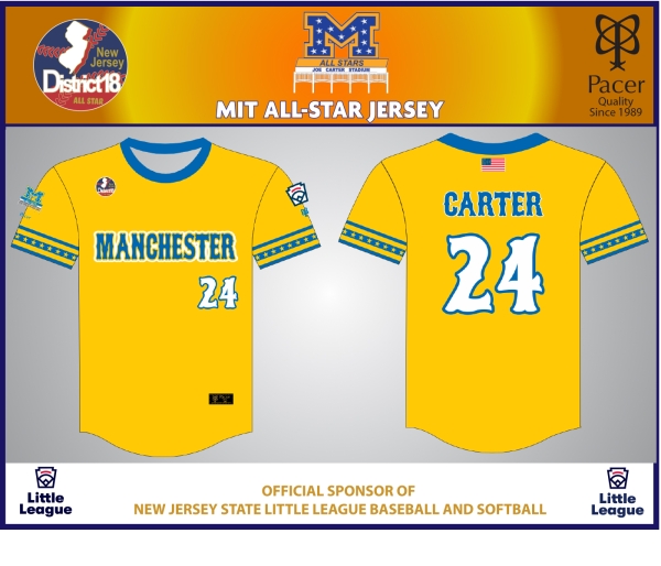MLL 2025 MIT MINORS ALL-STAR PLAYERS JERSEY by PACER