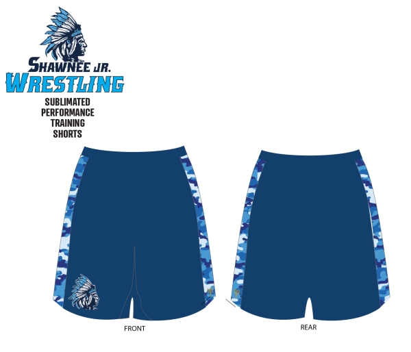 RENEGADES OFFICIAL SUBLIMATED PERFORMANCE TRAINING SHORTS by PACER