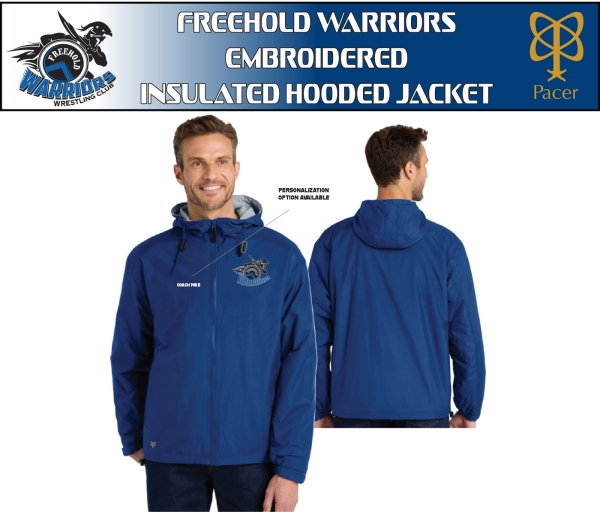 WARRIORS EMBROIDERED INSULATED HOODED JACKET by PACER