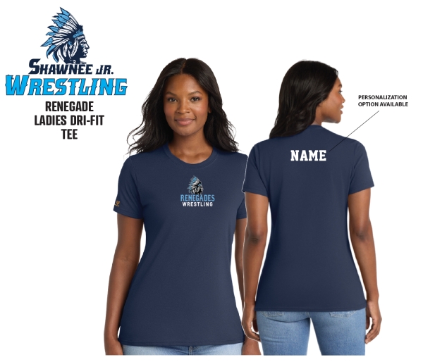 RENEGADES LADIES DRI-FIT COTTON TEE COLLECTION by PACER