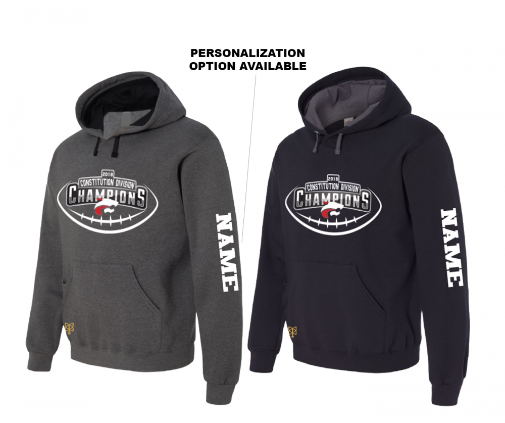 2018 jmhs football division champions pull over fleece hoodie by pacer