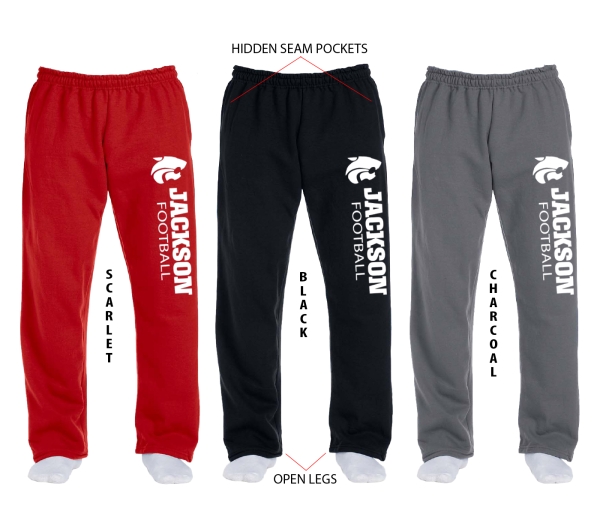 JMHS FOOTBALL OFFICIAL FLEECE SWEATPANTS by PACER