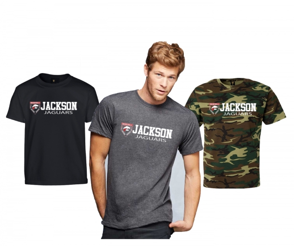 JMHS BASEBALL CREST HORIZON WORDMARK TEE  by PACER