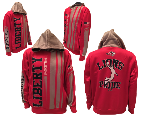 LIBERTY LIONS BASKETBALL PREMIUM PERFORMANCE HOODIE by PACER