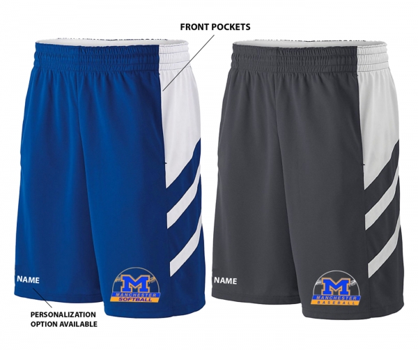 MLL OFFICIAL PERFORMANCE TRAINING SHORTS w POCKETS by PACER