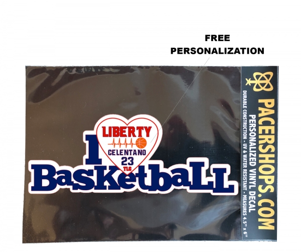 JLHS BASKETBALL PERSONALIZED UV & WATER RESISTANT DECAL/STICKER by PACER