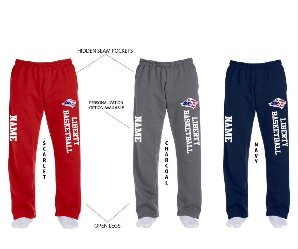 jlhs basketball official stars stripes fleece sweatpants by pacer