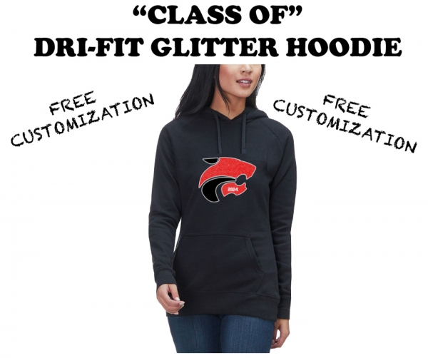 CLASS OF GLITTER PULL OVER HOODIE by PACER