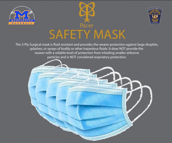 PACER SURGICAL SAFETY MASK 5-Pack