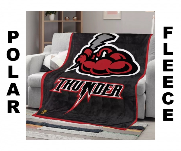 THUNDER BASEBALL POLAR FLEECE BLANKET by PACER