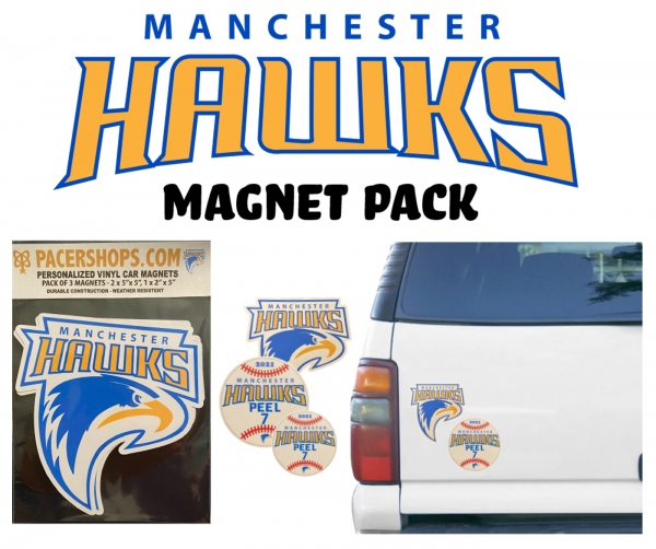 HAWKS PERSONALIZED VINYL CAR MAGNETS by PACER