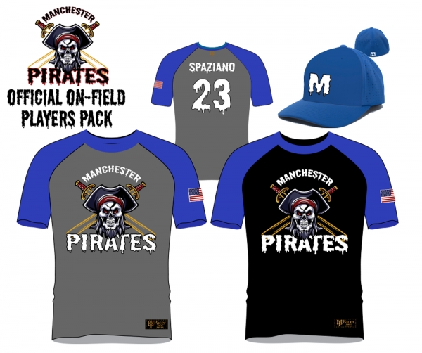 2021 MANCHESTER PIRATES OFFICIAL ON-FIELD PLAYERS KIT by PACER