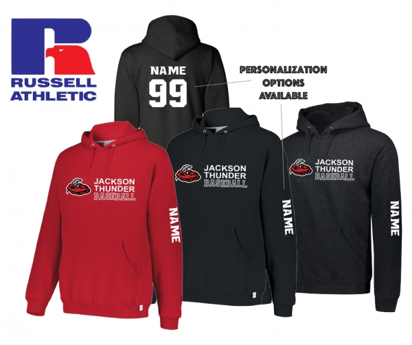 JACKSON THUNDER RUSSEL ATHLETIC FLEECE PULL-OVER HOODIE COLLECTION by PACER