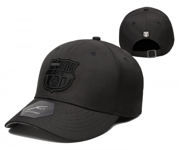 FC Barcelona Black Out Performance Dad Hat by Fi Collection