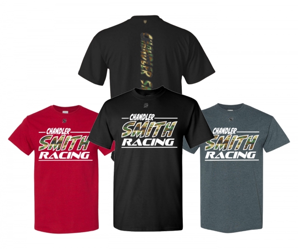 CHANDLER SMITH RACING CAMOUFLAGE DRI-FIT COTTON SS TEE COLLECTION by PACER