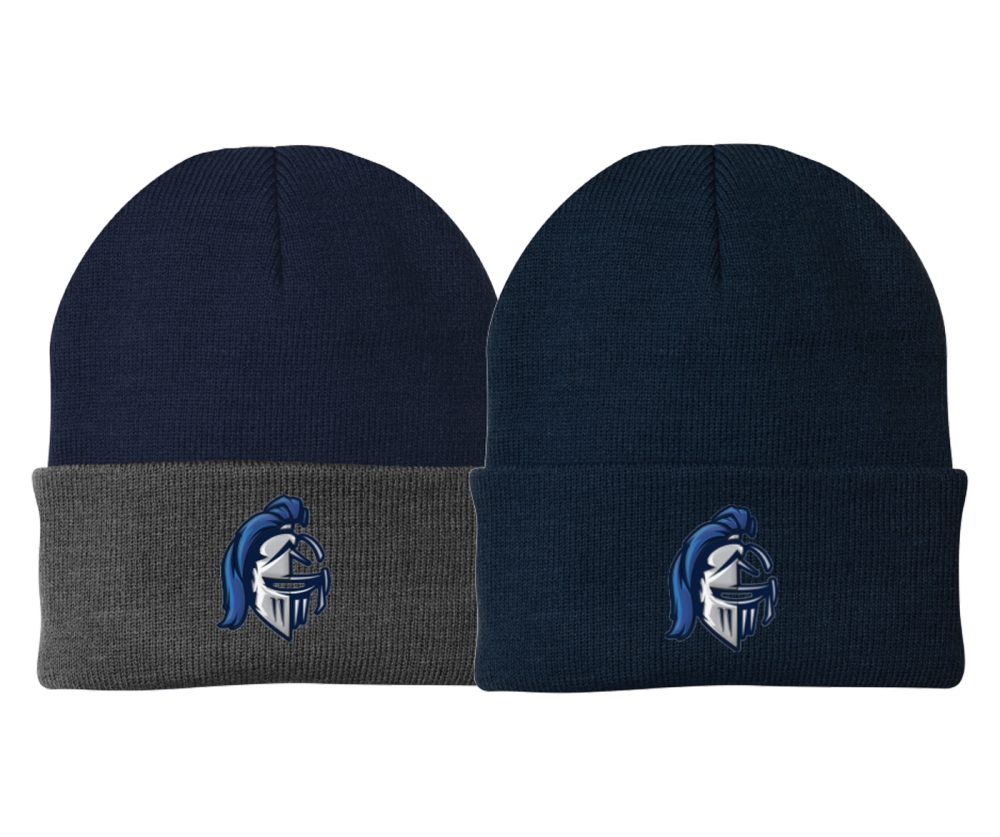 BLUE KNIGHTS EMBROIDERED CUFF KNIT by PACER