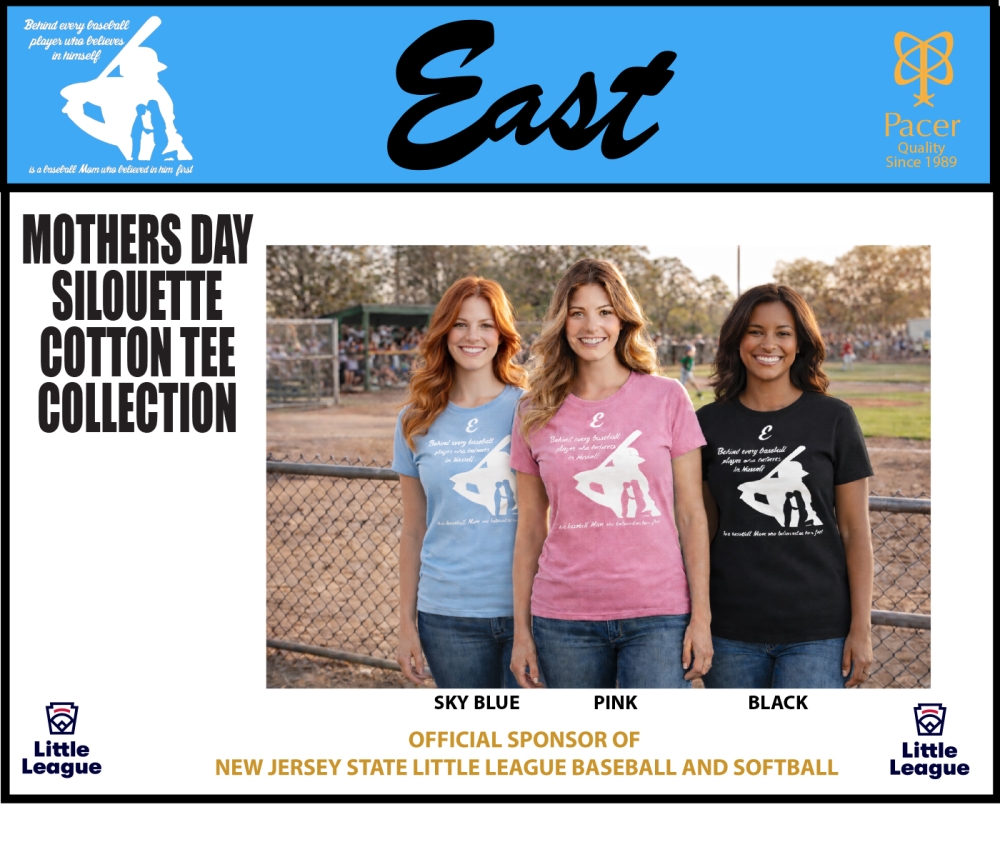 TOMS RIVER EAST LITTLE LEAGUE MOMS TEE COLLECTION by PACER