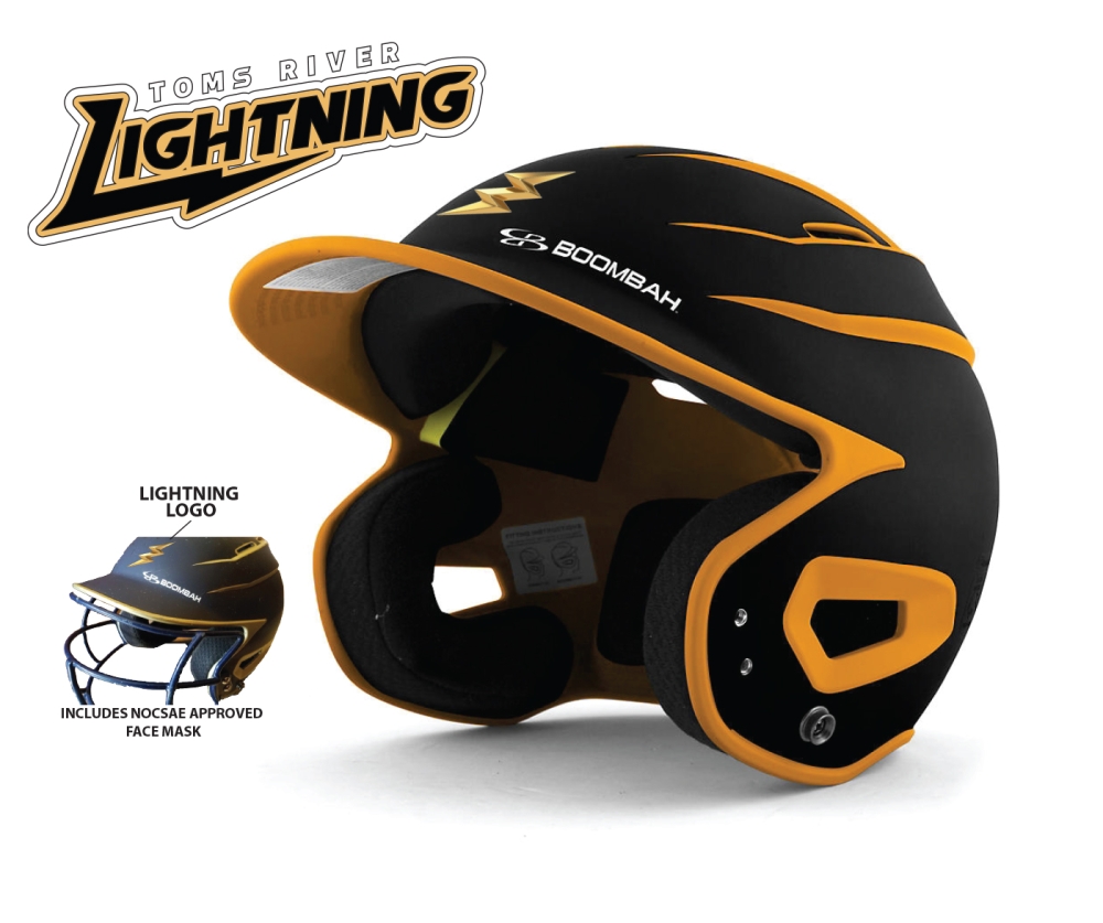 LIGHTNING OFFICIAL FADE BATTING HELMET KIT by Pacer