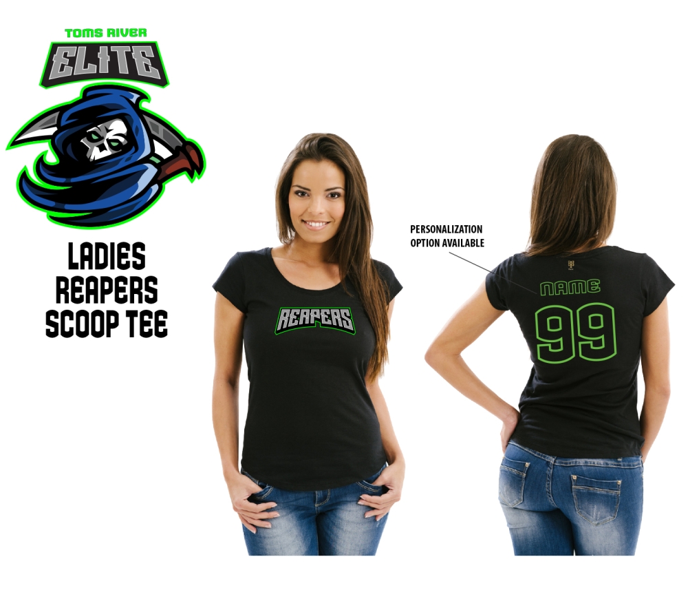 TOMS RIVER ELITE LADIES SCOOP NECK TEE by PACER