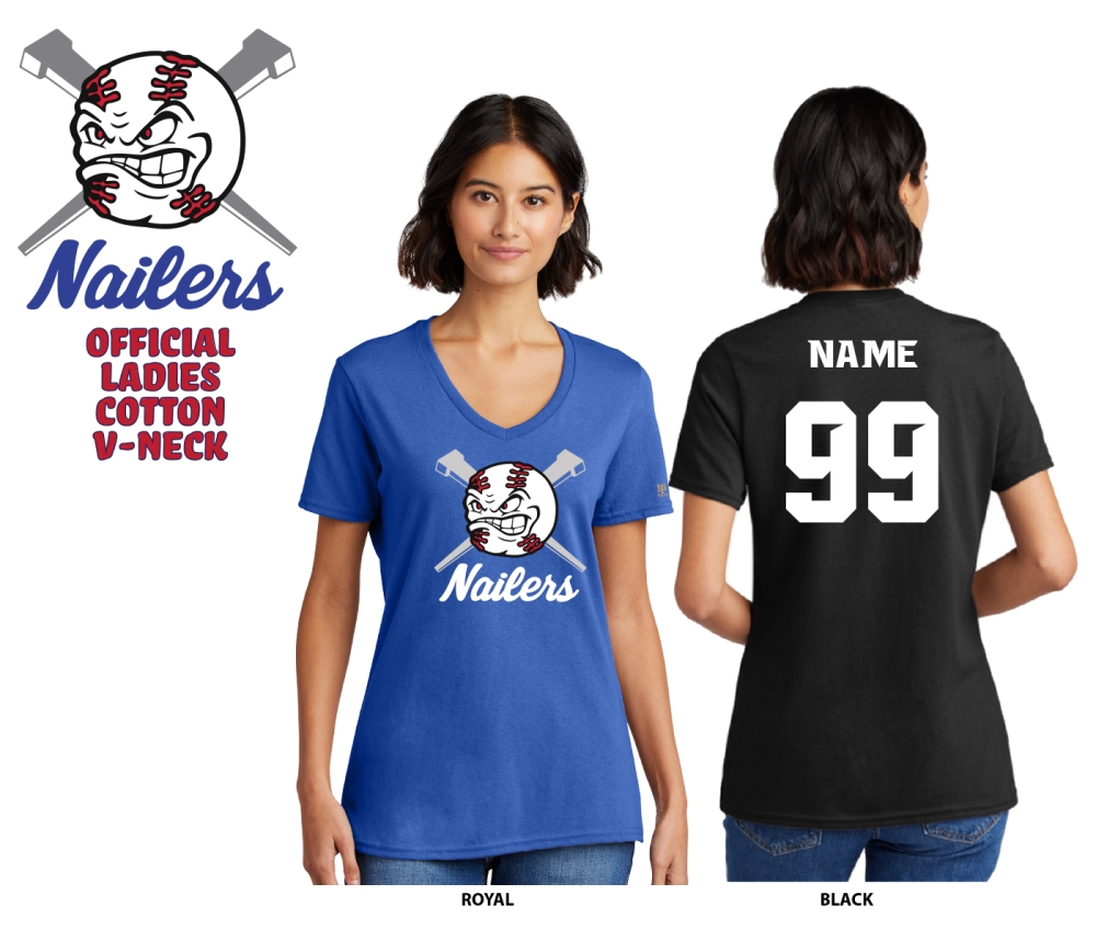 NAILERS OFFICIAL COTTON V-NECK COLLECTION by PACER