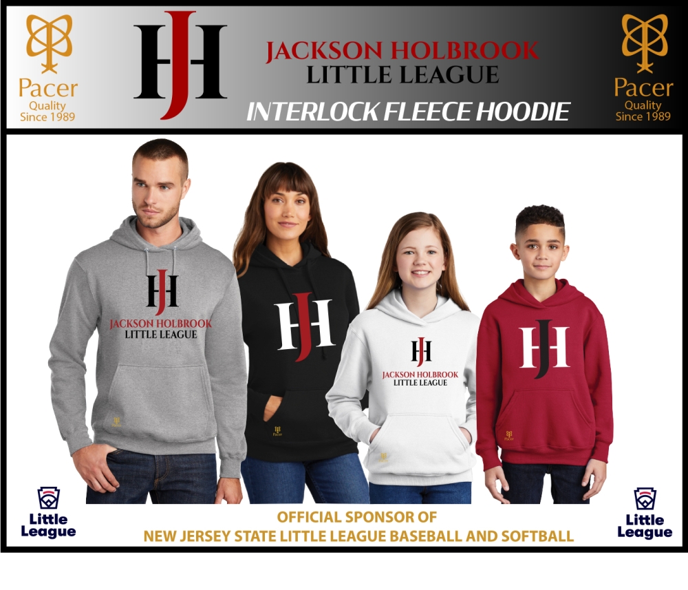 JHLL OFFICIAL INTERLOCKING FLEECE PULL-OVER HOODIE COLLECTION by PACER