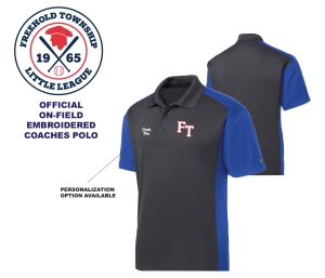 FTLL COACHES EMBROIDERED PERFORMANCE POLO by Pacer