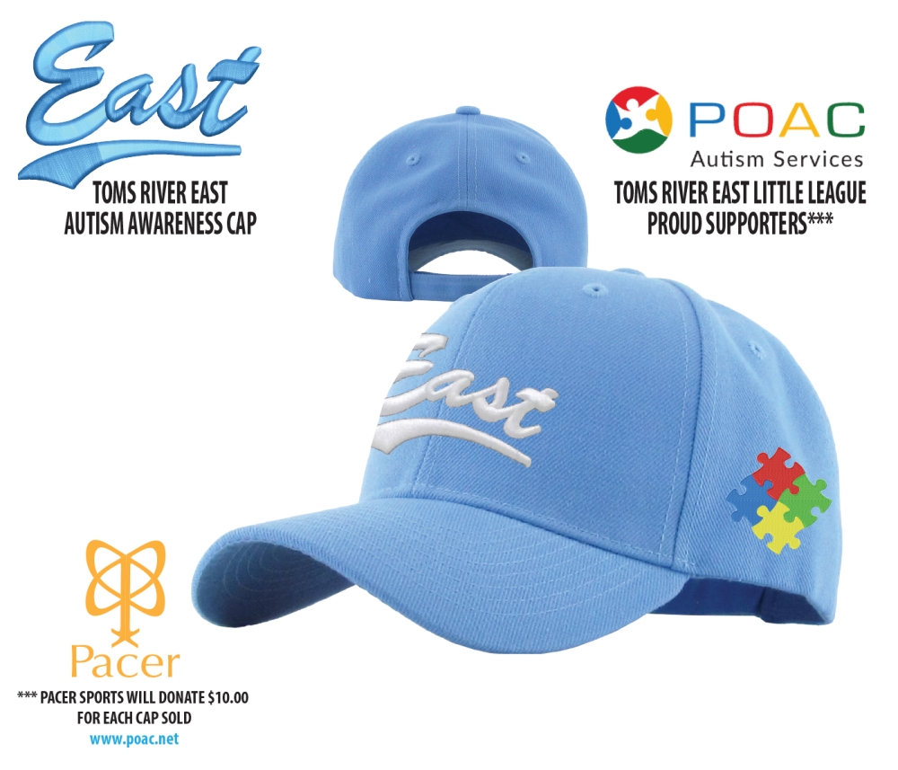 TOMS RIVER EAST LITTLE LEAGUE AUTISM AWARENESS CAP by PACER