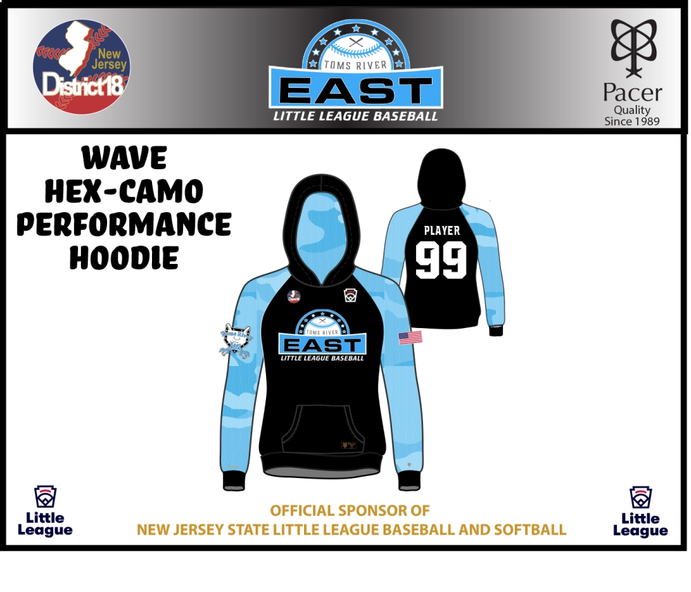 TRELL SUBLIMATED HEX-CAMO FLEECE HOODIE by PACER