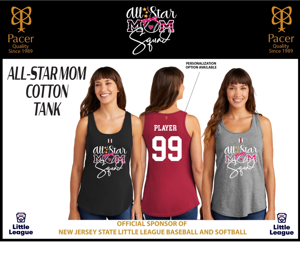 JHLL ALL-STAR MOM COTTON TANK TOP by PACER