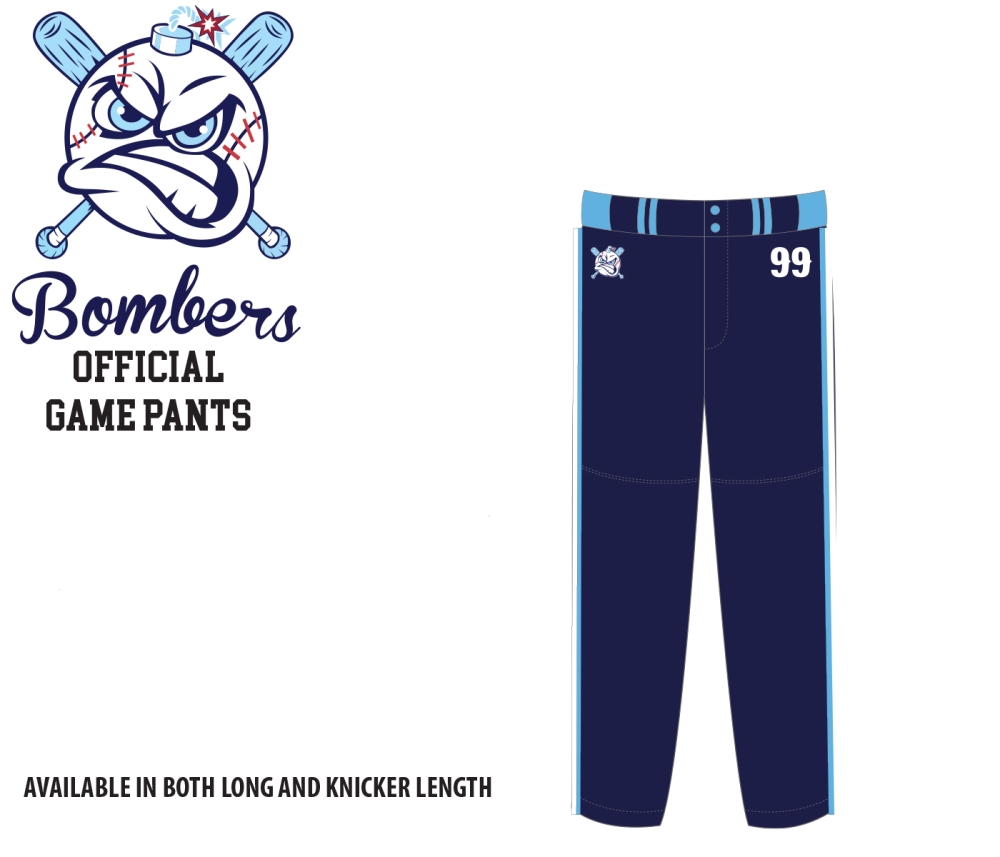 NHLL BOMBERS ON-FIELD GAME PANTS by PACER