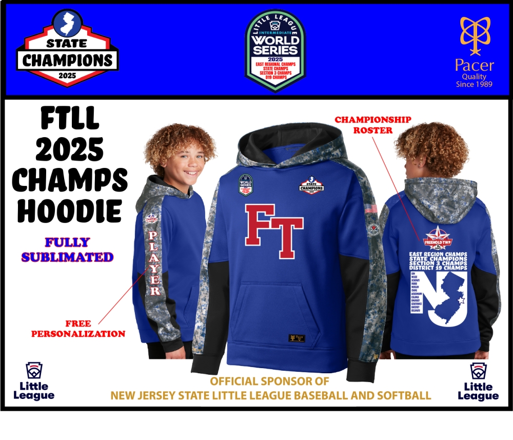 FTLL OFFICIAL CHAMPIONSHIP ROSTER HOODIE by PACER