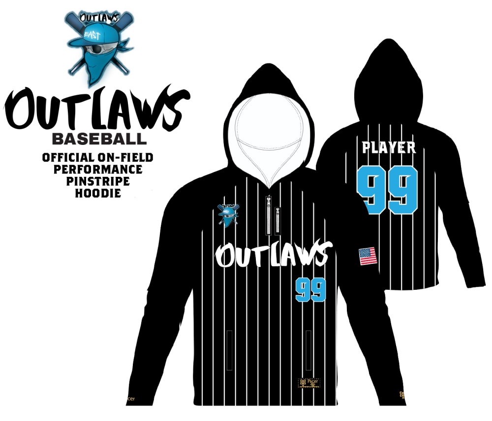 OUTLAWS OFFICIAL ON-FIELD SUBLIMATED PERFORMANCE HOODIE by PACER