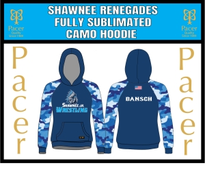 RENEGADES FULLY SUBLIMATED CAMO HOODIE by PACER