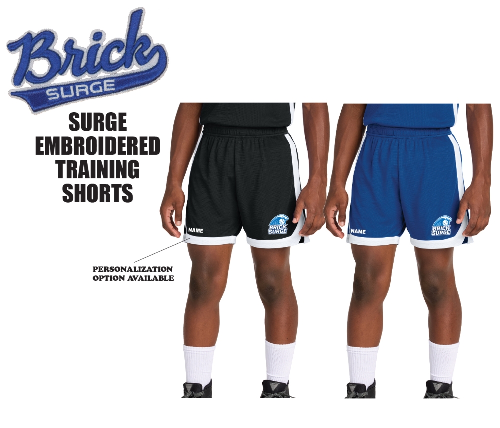 SURGE EMBROIDERED PERFORMANCE TRAINING SHORTS by PACER