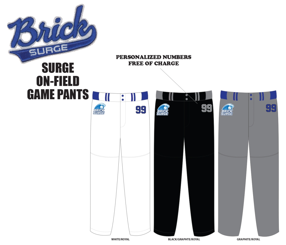 SURGE ON-FIELD GAME PANTS by PACER
