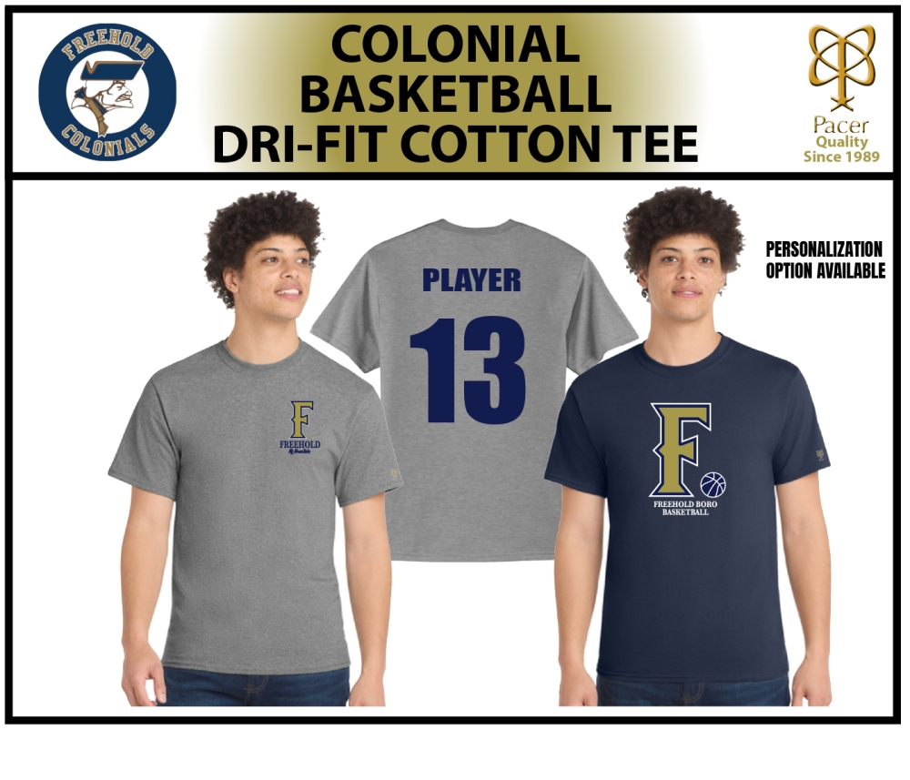 FBHS BASKETBALL SHORT SLEEVE DRI-FIT COTTON TEE COLLECTION by PACER